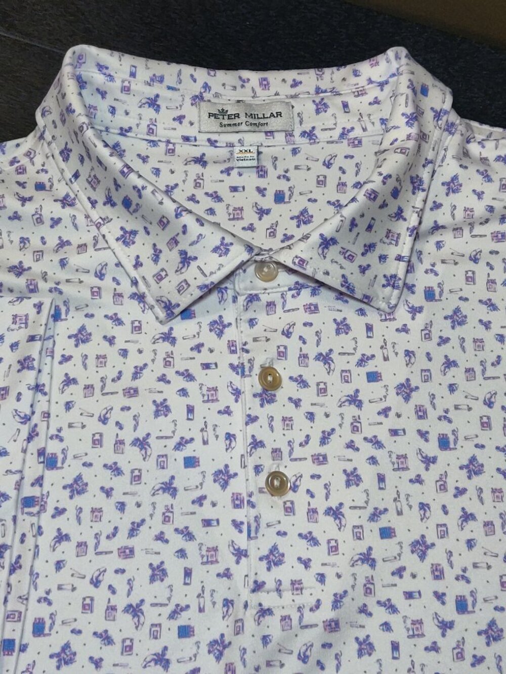 Peter Millar Summer Comfort Golf Polo SIZE XXL